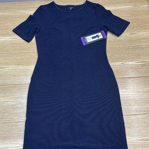 Women's Cocktail Work Dress Bodycon Sheath Mario Serrani Casual Half Sleeve XS